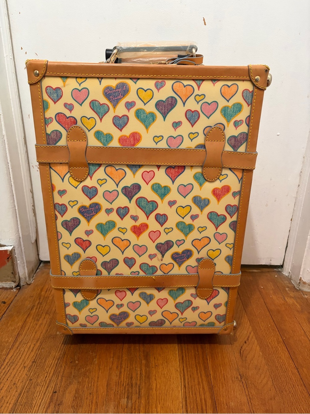 Dooney & Bourke Multicolor Heart Print Trunk
